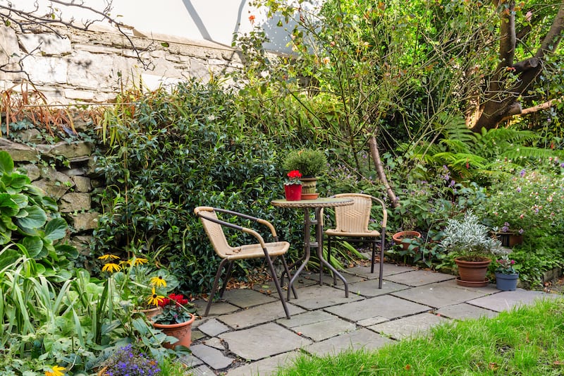 Rear patio