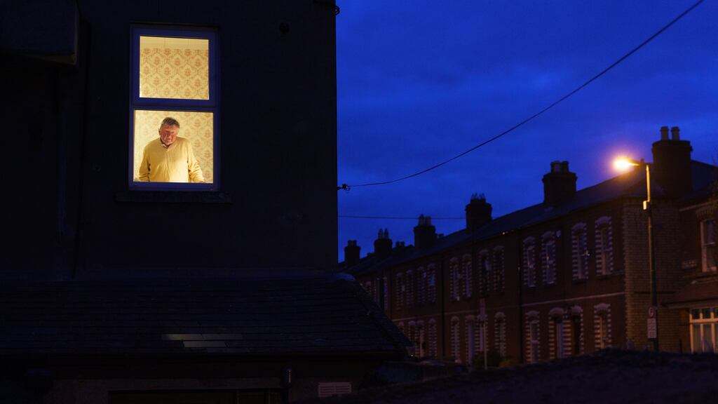 Tony McGrath (76) cocooning at his home in Drumcondra, Dublin. Photograph: Fran Veale