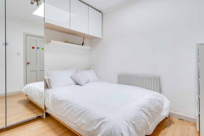One of two bedrooms