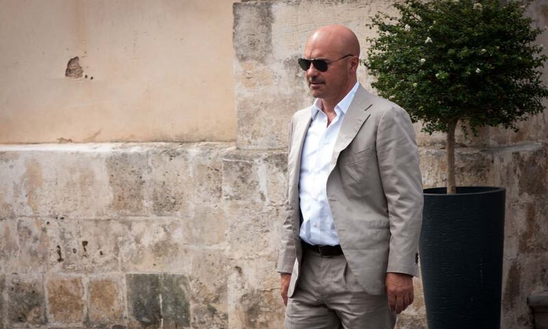 Luca Zingaretti as Salvo Montalbano in the RAI series of the books by Andrea Camilleri. Photograph: Fabrizio di Giulio/BBC