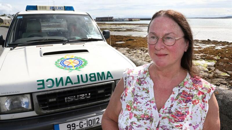 Dr Marion Broderick covers the three Aran islands, where she is on 24/7 duty, as her nurse is on fewer than 40 hours a week, with holiday nursing cover of only two days a week.  Photograph: Joe O’Shaughnessy