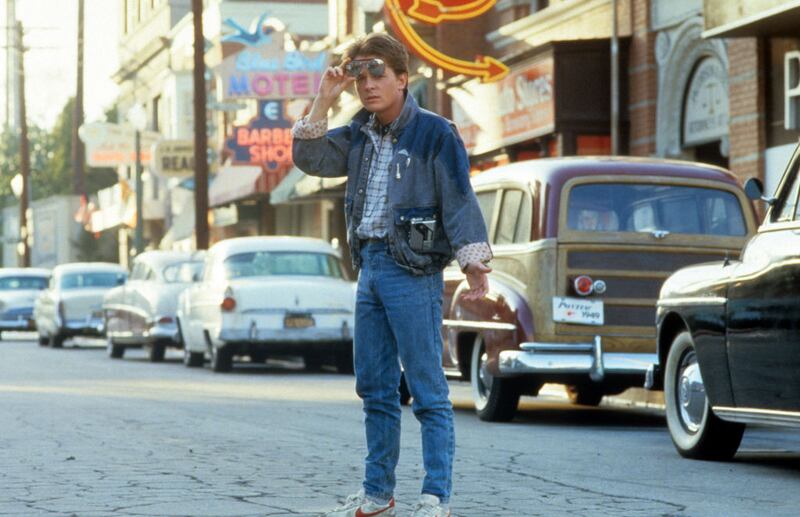 Michael J Fox in Back To The Future, 1985. Photograph: Universal/Getty Images