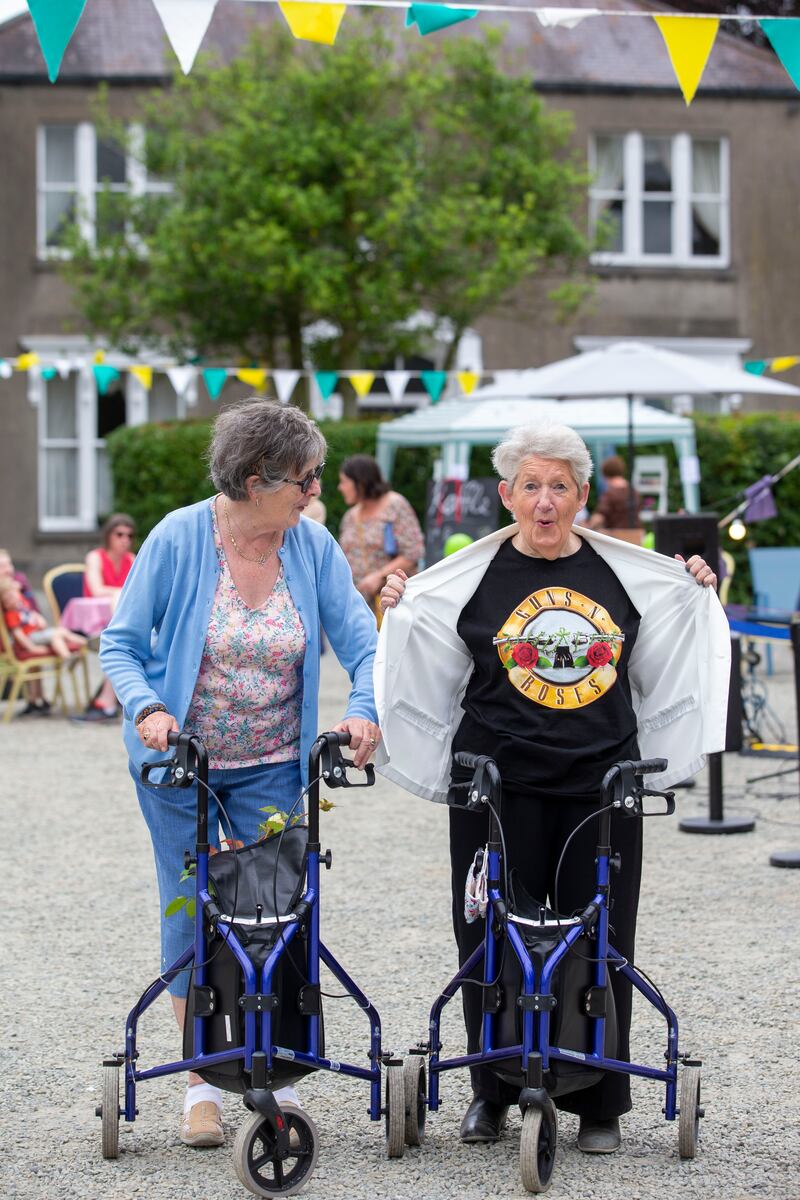 Rosemary Reilly  and Deirdre Howard Russell at the festival. Photograph: Tom Honan