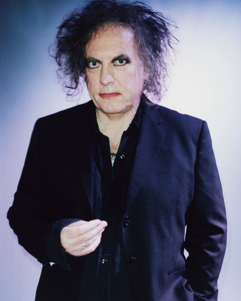 Robert Smith, frontman of the Cure, whose first new album in 16 years is out this week, in Brighton, England on Oct. 30, 2024. 'I think it's natural, as you grow older, to feel more and more despairing of what goes on,' Smith said of the material on their new album. 'Because you've seen it all before and you see the same mistakes being made. And I feel like we're going backwards.' Photograph: Charlie Gates/The New York Times