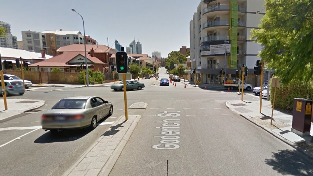 The junction of Bennett and Goderich Streets in Perth. Photograph: Google Street View
