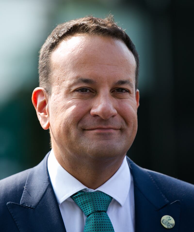 Tánaiste Leo Varadkar takes every opportunity to plug his new favourite phrase: beware of Sinn Féin wanting to "empty the tank". Photograph: Gareth Chaney/ Collins Photos