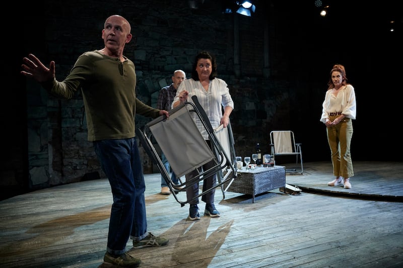 Nominated: Conor Lovett, Joe Spano, Sorcha Fox and Faline England in The Realistic Joneses. Photograph: Ros Kavanagh