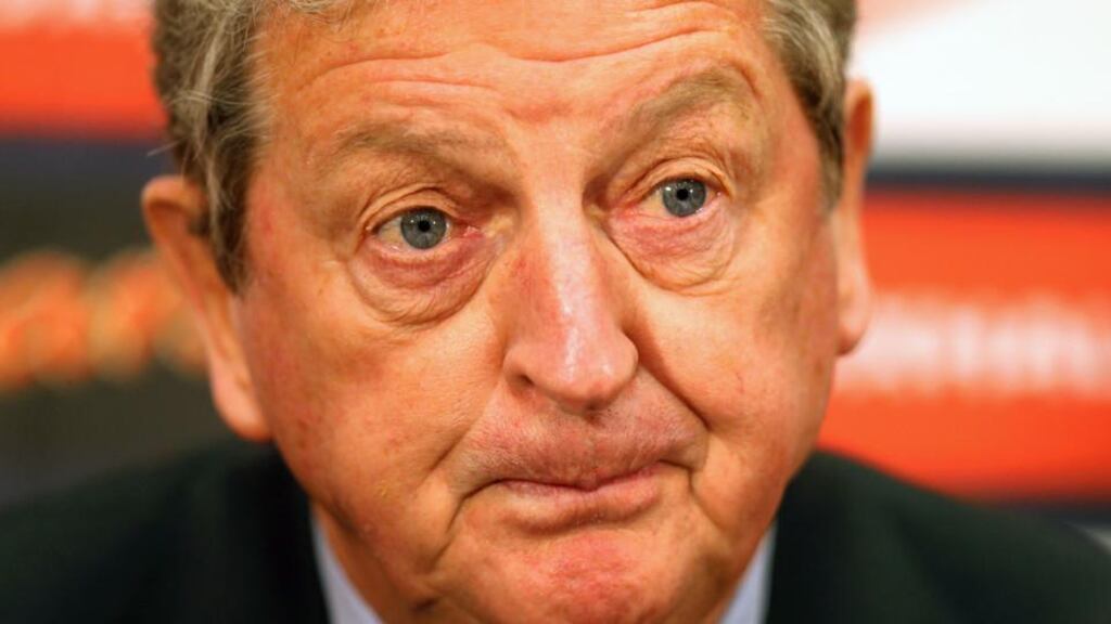 England manager Roy Hodgson has expressed his annoyance at other sports using Wembley and destroying thre normally pristine surface. Photograph: Mike Egerton/PA Wire.