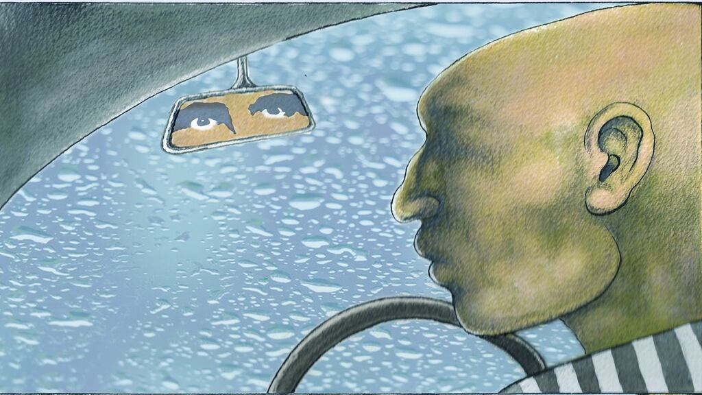 “ . . . he just drifts by, always occupied, always with his light on, becoming more and more a passenger himself in one of those dreams . . . ”