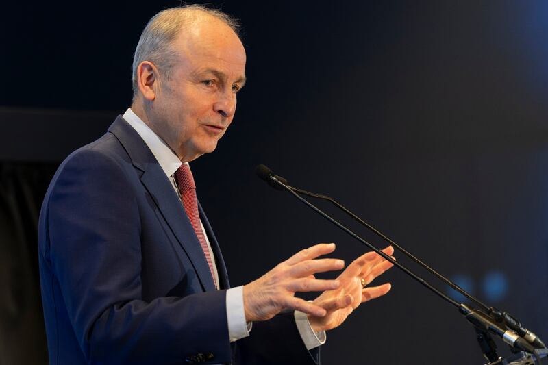 Taoiseach Micheál Martin reminded the Dáil of his role in introducing special needs assistants. Photograph: Chris Maddaloni/The Irish Times 