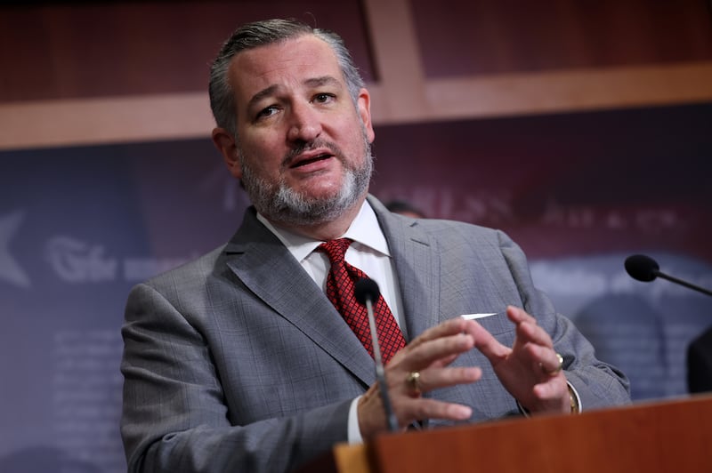 Republican senator Ted Cruz has spoken about the importance of not interfering with free speech. Photograph: Kevin Dietsch/Getty Images
