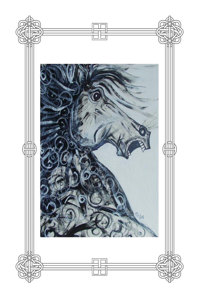 An illustration from Irish Gothic by Steve Lally