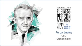 The Irish Times Business Person of the Month: Fergal Leamy