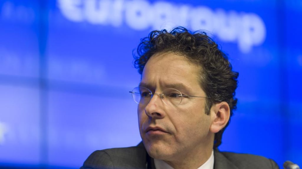 Jeroen Dijsselbloem, the Netherlands’s finance minister and president of the Eurogroup, said there would be support measures to smooth ireland’s exit from bailout. Photograp: Jock Fistick/Bloomberg