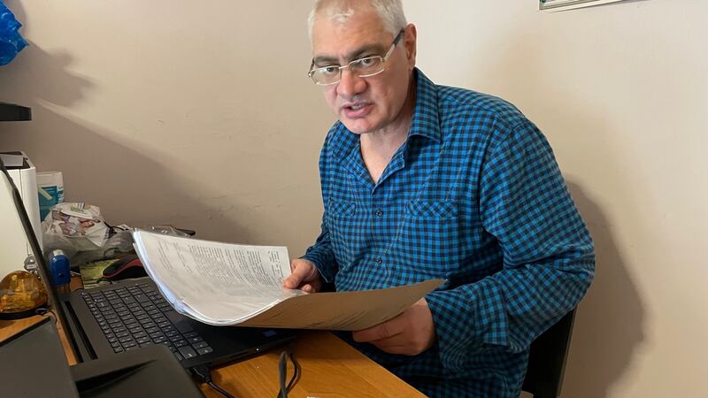 Timur Akiev, head of the Memorial human rights group in Ingushetia, southern Russia. Photograph: Daniel McLaughlin