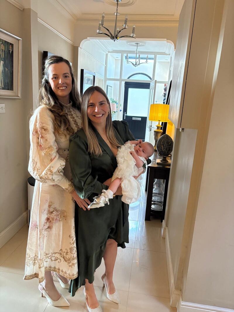 Emma Jane Wilde and her wife Teodora Wilde with their son Charlie