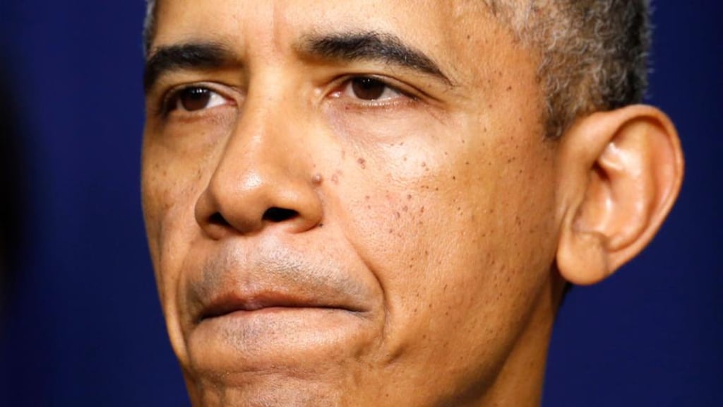 Wrangling in the United States between US president Barack Obama and congressional Republicans has forced the first government shutdown in 17 years. Photograph: Kevin Lamarque/Reuters