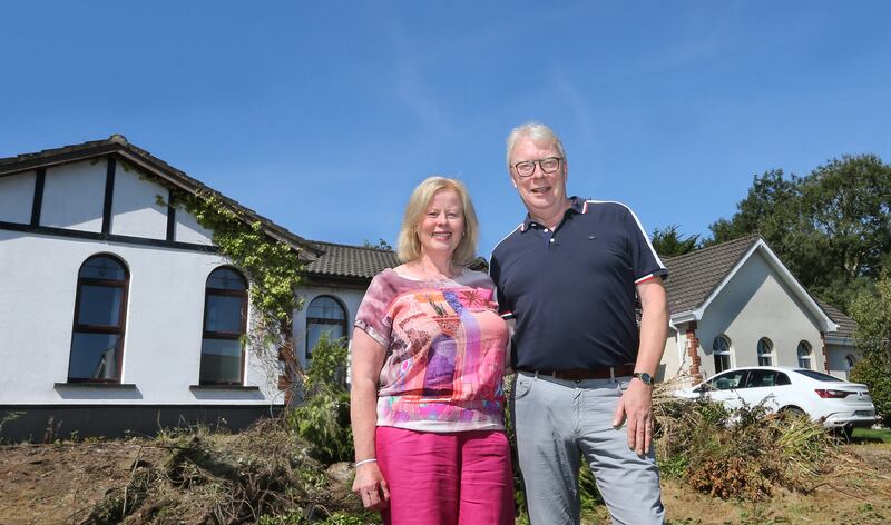 Originally from Co Derry, Carmel McCafferty and her husband have just relocated to Derry city after 27 years in Bray, Co Wicklow. Photograph: Margaret McLaughlin