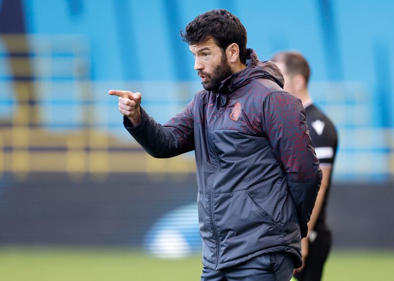 Brian Barry-Murphy during his time as a Manchester City academy coach in 2023. Photograph: Richard Sellers/PA Wire