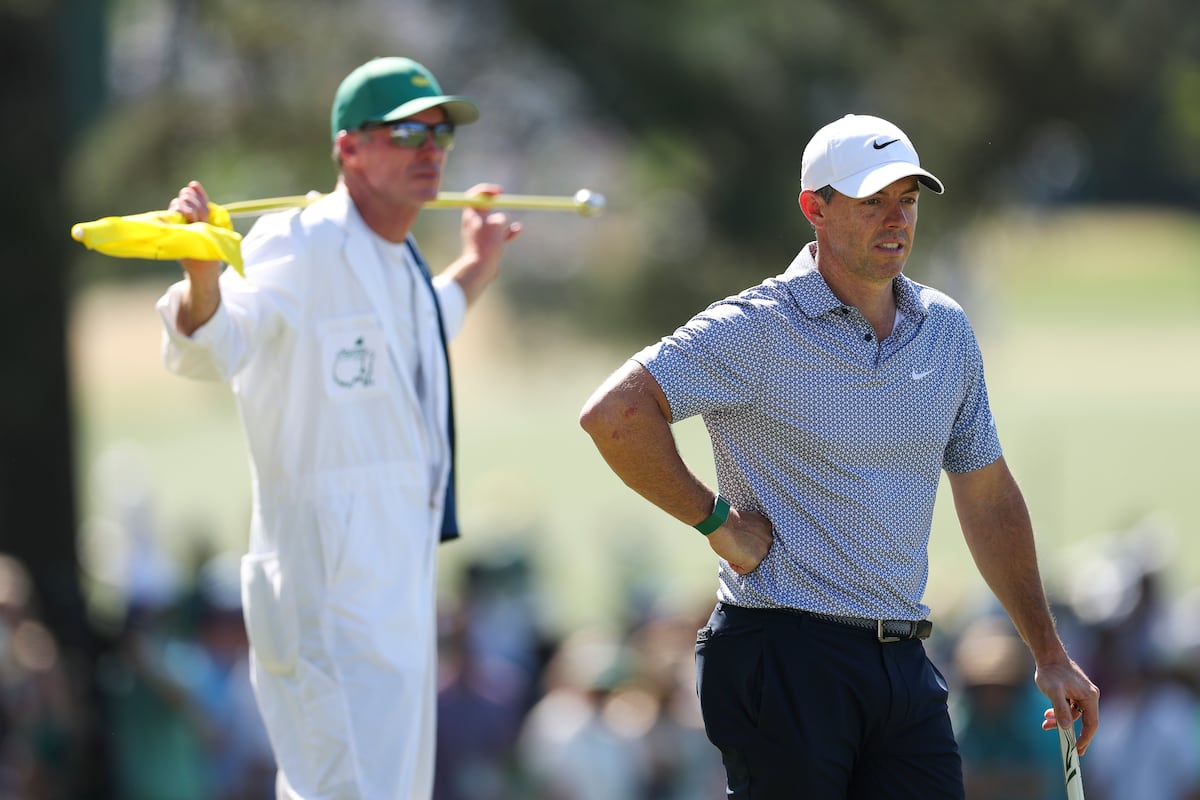 Masters 2026 day three: Rory McIlroy gives up lead, ends day tied with Cameron Young – as it happened