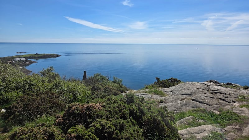 I saw Wales from Killiney Hill on a summer solstice Sunday morning