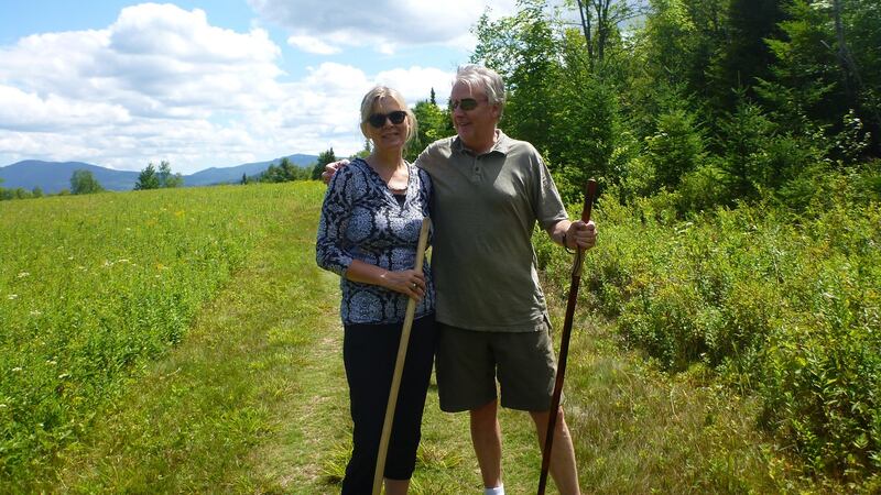 Cecilia Redmond and her husband James Byrne
