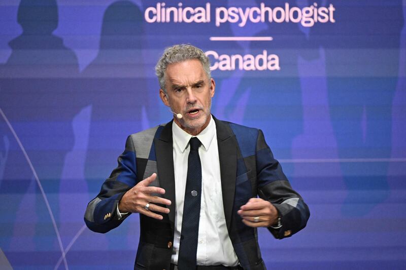 Canadian psychologist and author Jordan Peterson. Photograph: Attila Kisbenedek/AFP/Getty
