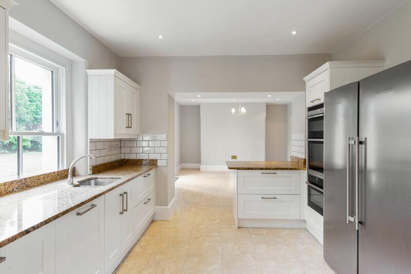 The kitchen in the main house.