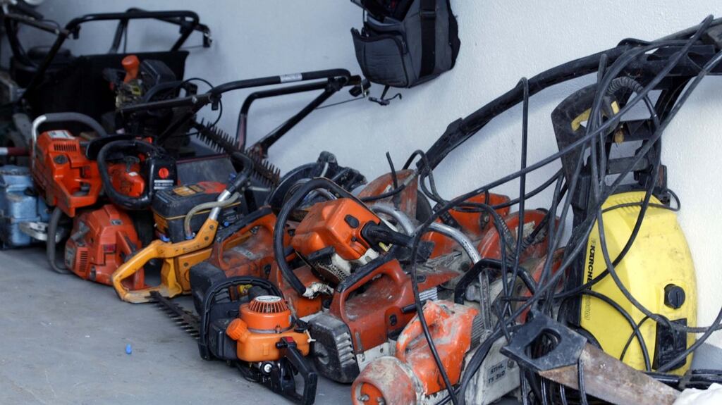 The nature of the crime can be both opportunistic and targeted. Courtney says that of the crimes reported within the construction industry in the past year, 90 per cent involved the theft of tools.   Photograph:  Colin Keegan/Collins