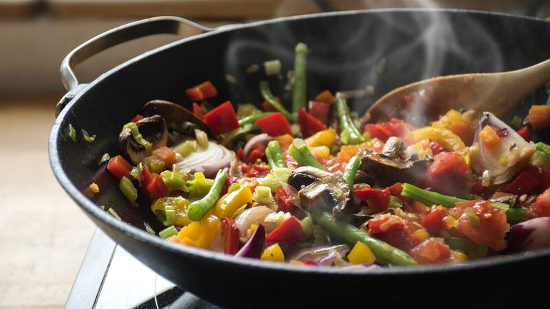 As vegetables start to soften and sag, they’re great in stir-fries. Photograph: iStock
