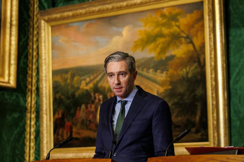 Tánaiste Simon Harris said the framework represented an 'imperfect opportunity' to make to make a difference to bereaved families. Photograph: Liam McBurney/PA Wire