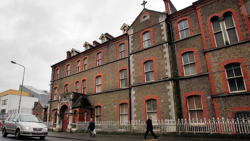 The exterior of the now derelict Sisters of Our Lady of Charity Magdalene Laundry on Sean MacDermott Street in Dublin’s north inner city. Photograph:  Julien Behal/PA Wire