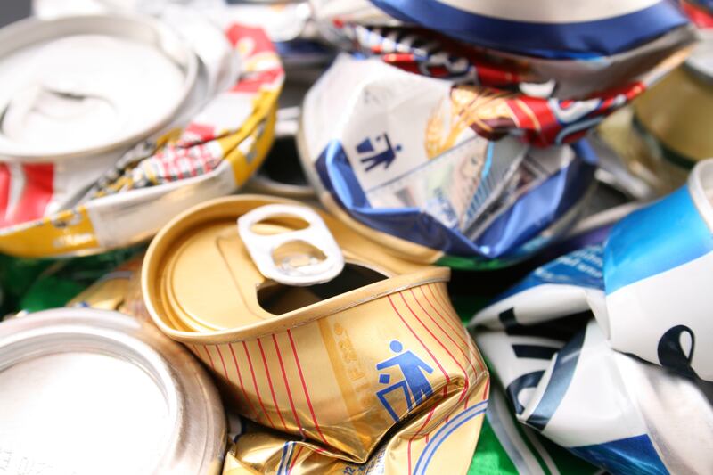 Consumers will receive up to 25 cent per can or bottle they return under a new Deposit Return Scheme. Photograph: Getty