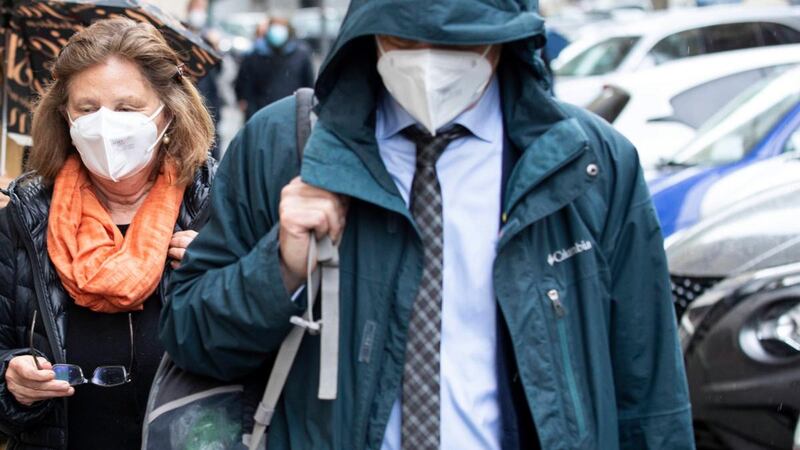 Paola  and Claudio Regeni in  Rome: A  preliminary hearing against four Egyptian security officers has been  postponed until May 25th. Photograph: Massimo Percossi