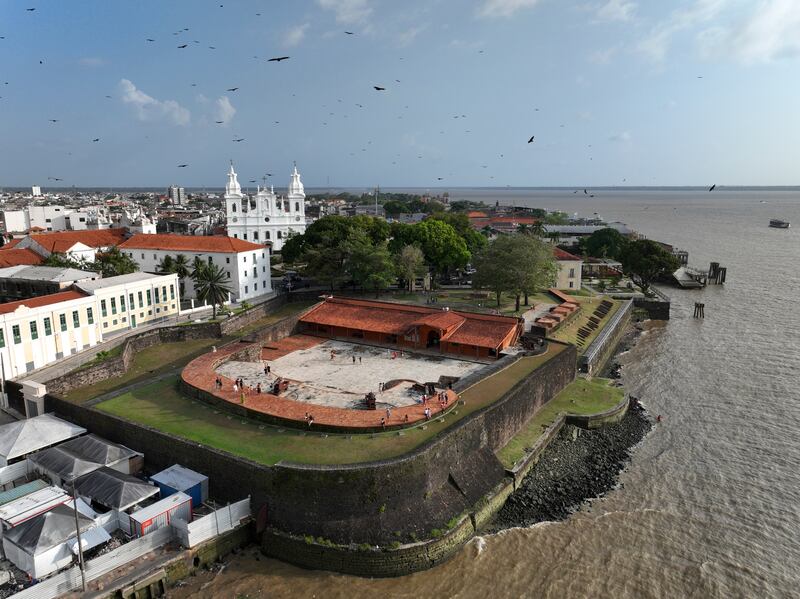 The historic district of Belém, Para state, Brazil. Photograph: Alessandro Falco/Bloomberg via Getty