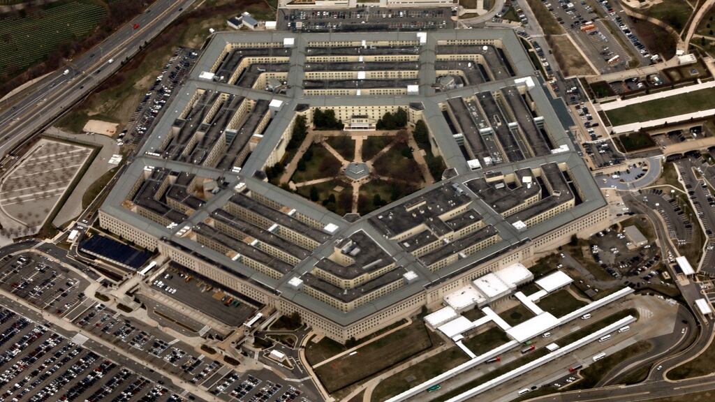 The Pentagon in Washington. Photograph:Yuri Gripas/Reuters