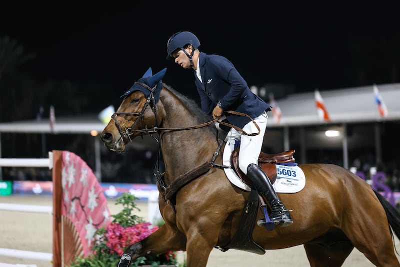 Tom Wachman, grandson of John Magnier, wins London Horse Show Grand Prix