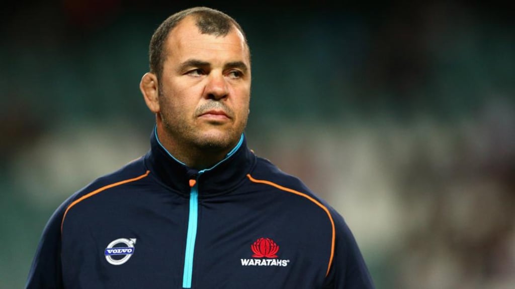 Reports in Australia media say that talks between between Michael Cheika and the Australia Rugby Union about taking over the national coaching job have hit a stumbling block. Photograph: Cameron Spencer/Getty Images