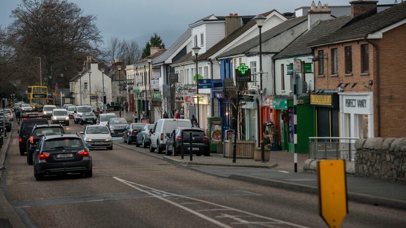 The main street in Shankill, the Dublin Road, is the beating heart of the town and feels very much like a rural village.  Photograph: Brenda Fitzsimons