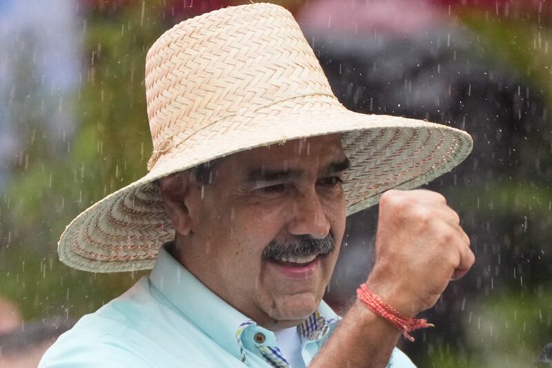 Venezuela's president Nicolas Maduro. Photograph: Ariana Cubillos/AP