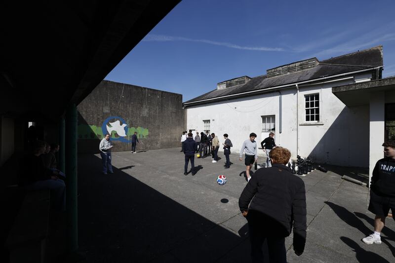 'We have a relaxed uniform policy. Having a properly buttoned up tie hasn’t affected anyone’s learning.'  Photograph: Nick Bradshaw/The Irish Times