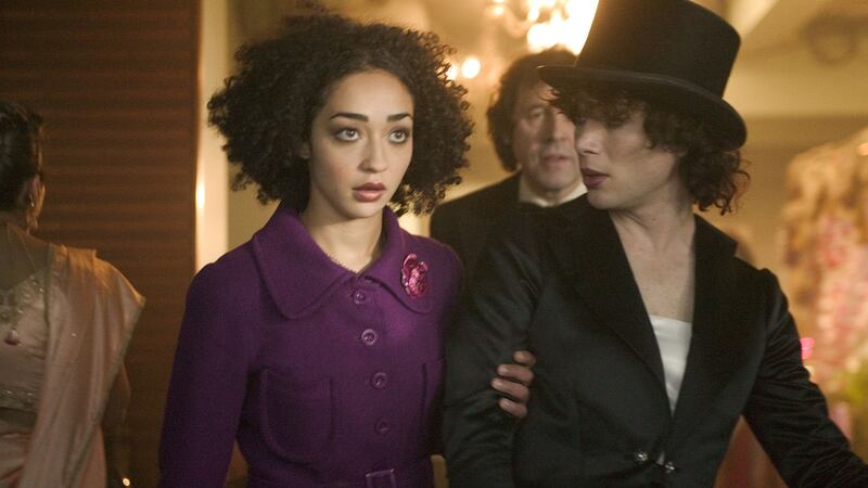 Ruth Negga as Charlie with Cillian Murphy (right) as Kitten in Breakfast on Pluto