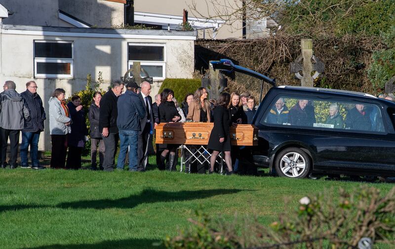 Michael Sheehy's funeral at St Brigid’s Church, Duagh, Co Kerry. Photograph: Domnick Walsh