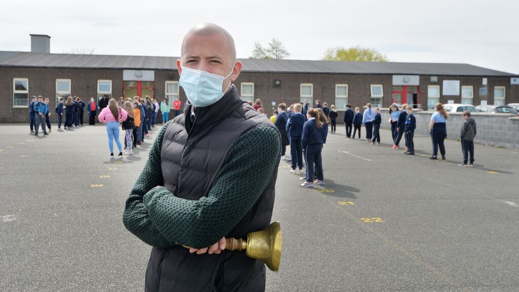 Eoin Dolan, principal of St Malachy’s in Finglas which is due to lose a teacher due to a dip in enrolment. Photograph: Alan Betson