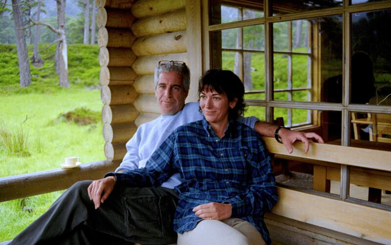 Jeffrey Epstein and Ghislaine Maxwell in an undated photo released in the latest batch of Epstein files by the US justice department on December 19th. Photograph: US department of justice via The New York Times