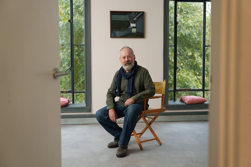 Conor Horgan, a photographer and visual artist, in his new studio at Manfield Chambers, O’Connell Street Lower, Dublin. Photograph: Fran Veale/Julien Behal Photography