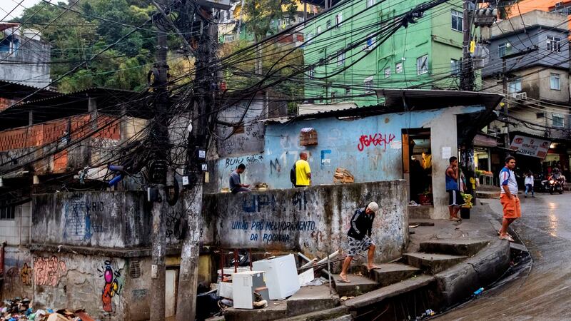 The Rocinha favela in Rio de Janeiro. Photo: James Crombie/Inpho