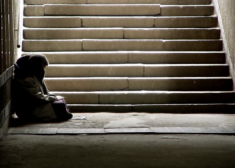 Homeless person iStock