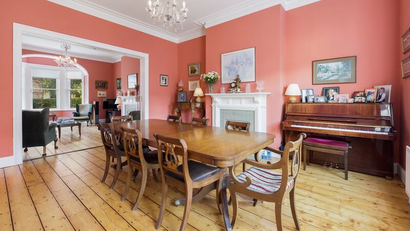 The dining room