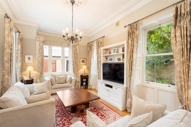 Livingroom to the rear of house